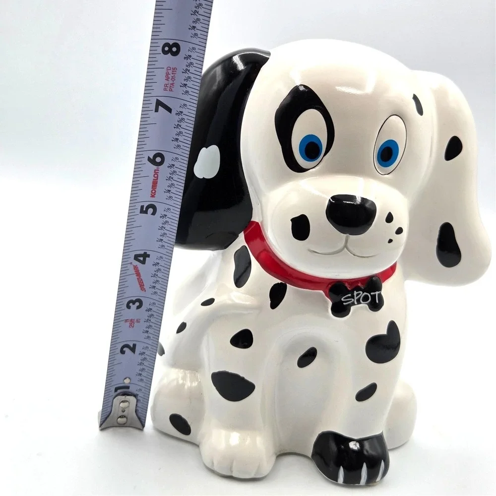 Dalmation Puppy Dog Coin Bank "Spot" with Stopper F.A.B. Starpoint NY - Picture 5 of 7